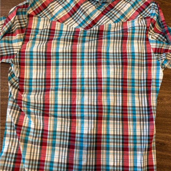 Roper Red and Blue Plaid Button Down Shirt - Picture 2 of 2
